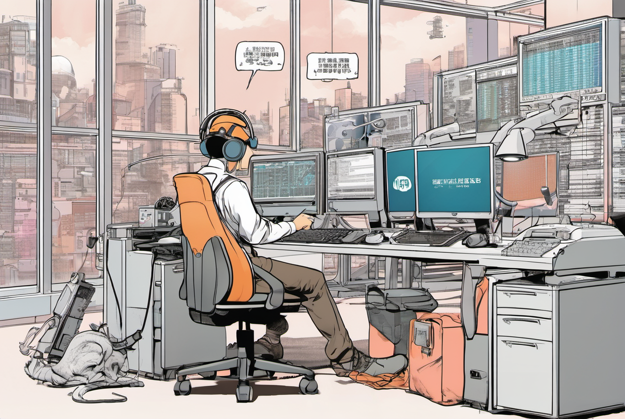 SDXL base 1.0 で生成した、吹き出しがピクセルノイズに崩壊したマンガパネル