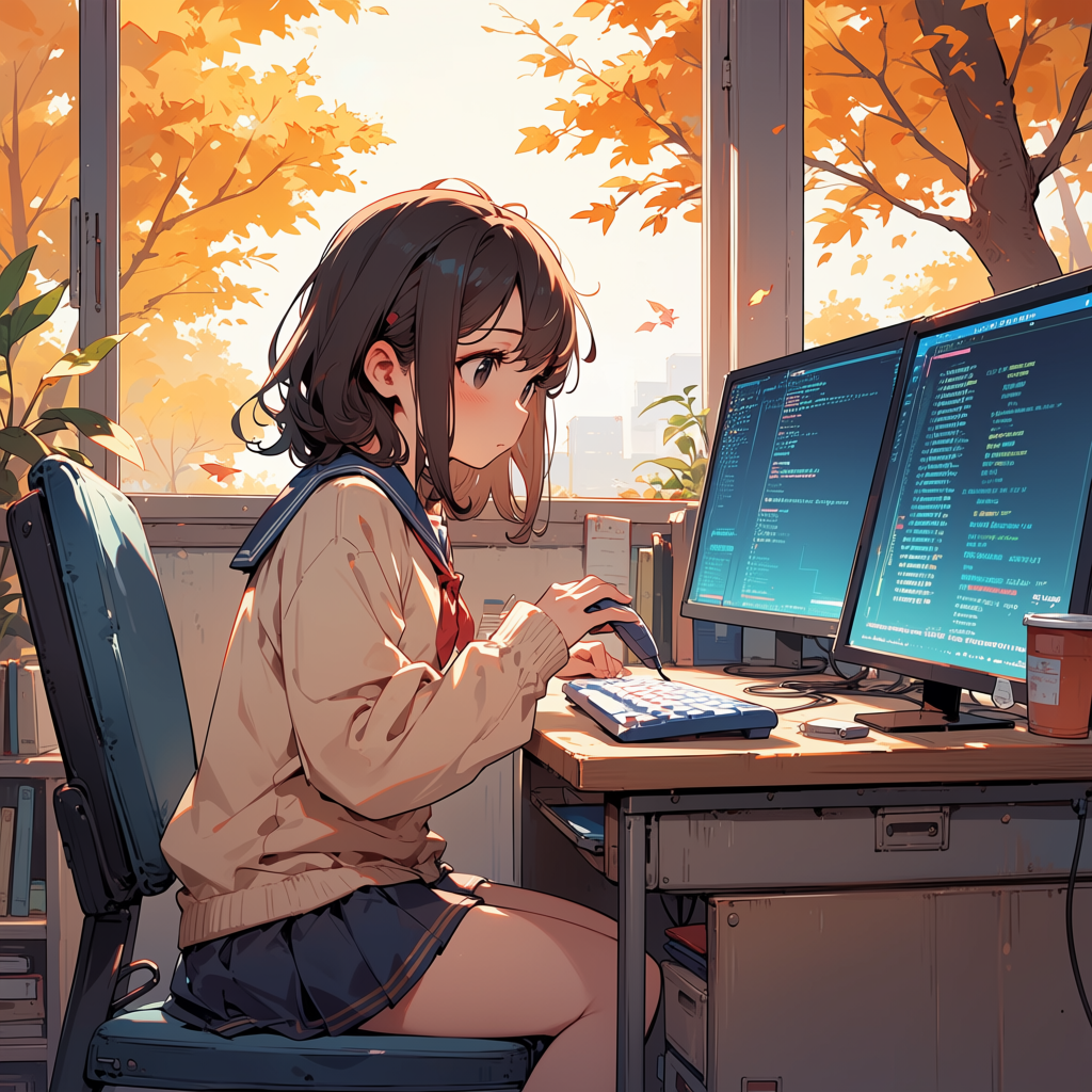 アニメ系 dpmpp_2m_sde_gpu — 同 seed・同プロンプトでも構図そのものが再選択される