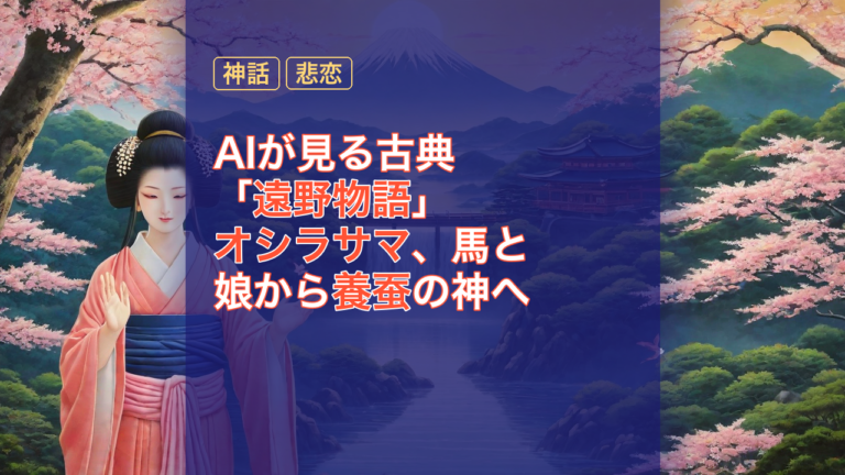 AIが見る古典「遠野物語」オシラサマ、馬と娘から養蚕の神へ — オシラサマ, 遠野物語, 馬と娘