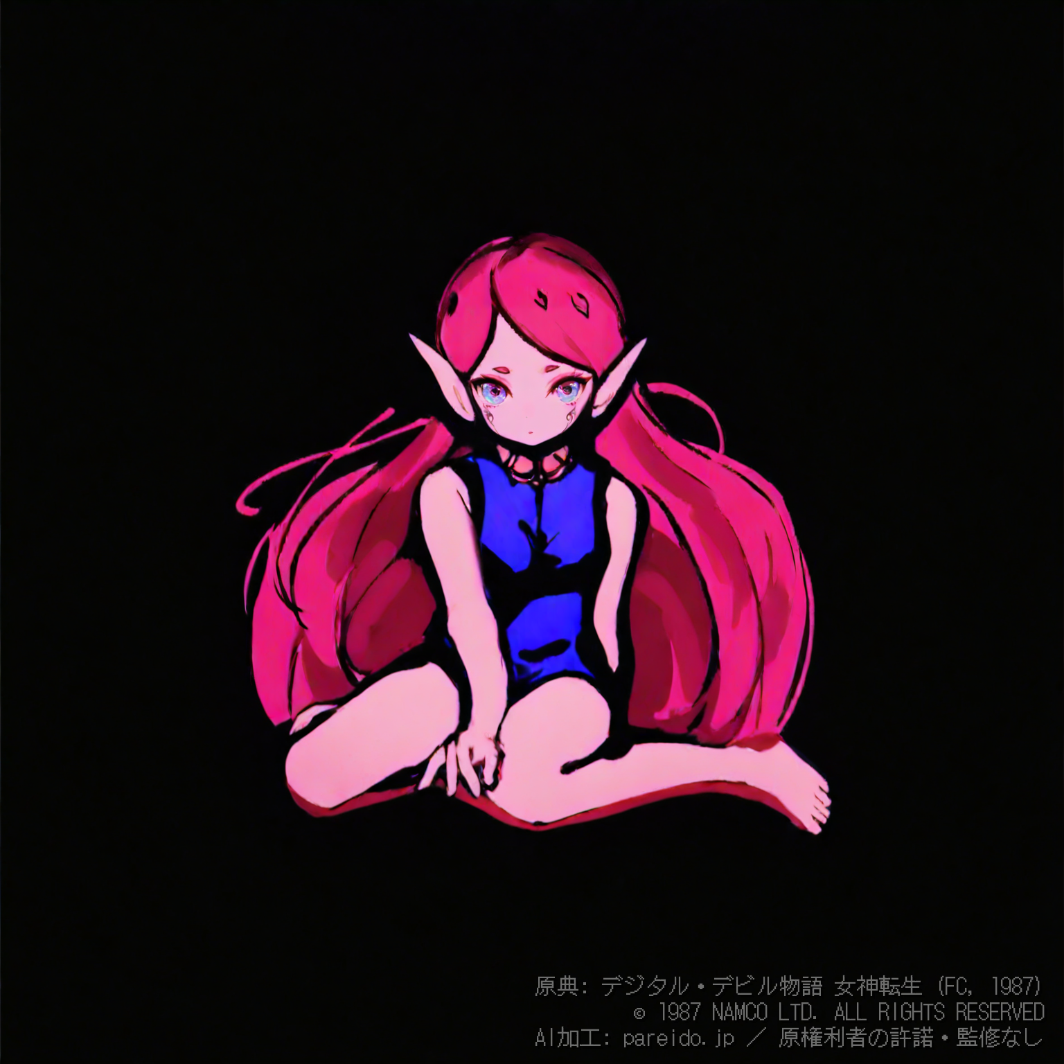 エルフ AIアニメ画